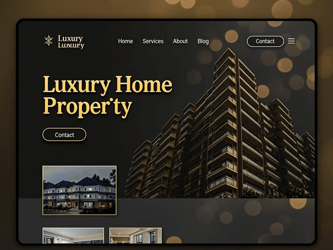 Luxury Real Estate Portal — Aurum Estates featured case study