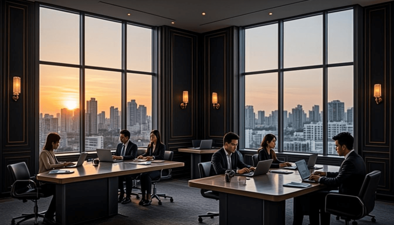 Social Viens luxury marketing agency office interior
